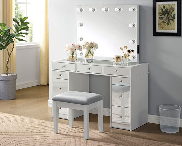 Margret Vanity Set - U&U Home Budget Furniture (Carteret, NJ)