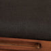 MELINA Brown Cherry/Black Arm Chair - U&U Home Budget Furniture (Carteret, NJ)