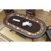MELINA Brown Cherry Game Table - U&U Home Budget Furniture (Carteret, NJ)