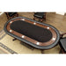 MELINA Brown Cherry Game Table - U&U Home Budget Furniture (Carteret, NJ)