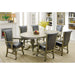 Melina 7 Pc Dining Table Set - U&U Home Budget Furniture (Carteret, NJ)