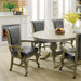 Melina 7 Pc Dining Table Set - U&U Home Budget Furniture (Carteret, NJ)