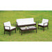 Makenna 4 Pc. Patio Seating Set - U&U Home Budget Furniture (Carteret, NJ)