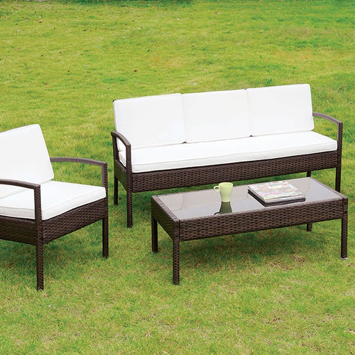 Makenna 4 Pc. Patio Seating Set - U&U Home Budget Furniture (Carteret, NJ)