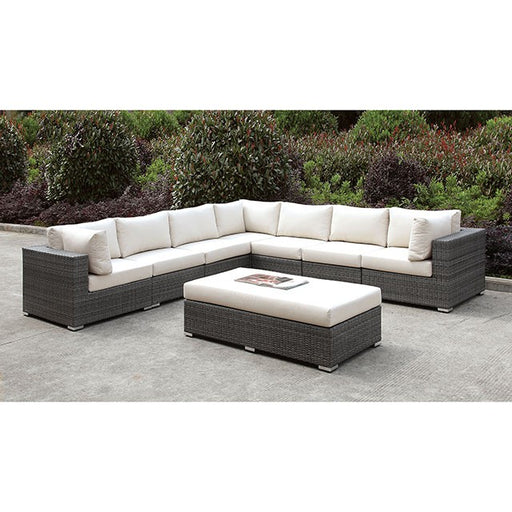 Somani LARGE L-Sectional + BENCH - U&U Home Budget Furniture (Carteret, NJ)