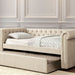 Leanna Daybed w Trundle Beige - U&U Home Budget Furniture (Carteret, NJ)