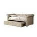 Leanna Daybed w Trundle Beige - U&U Home Budget Furniture (Carteret, NJ)