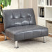 Bulle Chair Grey & Red - U&U Home Budget Furniture (Carteret, NJ)