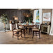 PETERSBURG II Cherry Counter Ht. Table - U&U Home Budget Furniture (Carteret, NJ)
