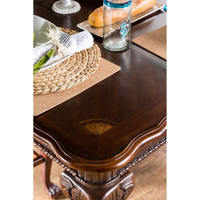 PETERSBURG II Cherry Counter Ht. Table - U&U Home Budget Furniture (Carteret, NJ)