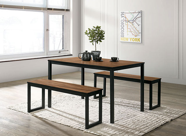 Tripoli 3 Pc. Dining Set - U&U Home Budget Furniture (Carteret, NJ)