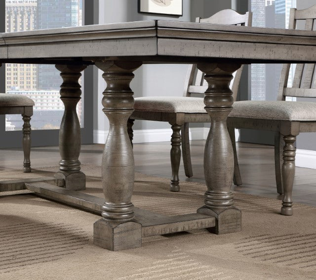 Newcastle 7 Pc Dining Table Set - U&U Home Budget Furniture (Carteret, NJ)