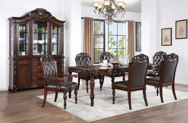 Nouvelle 7 Pc Dining Table Set - U&U Home Budget Furniture (Carteret, NJ)