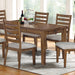Rapidview 6 Pc Dining Table Set with Bench - U&U Home Budget Furniture (Carteret, NJ)
