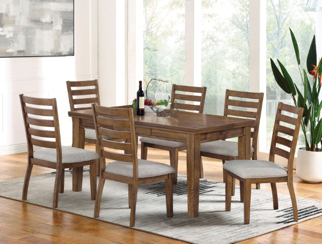 Rapidview 6 Pc Dining Table Set with Bench - U&U Home Budget Furniture (Carteret, NJ)