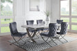 Wadenswil 7 Pc Dining Table Set - U&U Home Budget Furniture (Carteret, NJ)