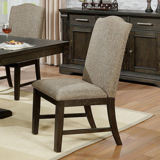 Faulk Side Chair (2 Ctn) Gray - U&U Home Budget Furniture (Carteret, NJ)