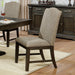 Faulk Side Chair (2 Ctn) Gray - U&U Home Budget Furniture (Carteret, NJ)