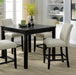 Kristie 5 Pc. Counter Ht. Table Set - U&U Home Budget Furniture (Carteret, NJ)