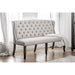 Sania 9 Pc Dining Table Set Beige - U&U Home Budget Furniture (Carteret, NJ)