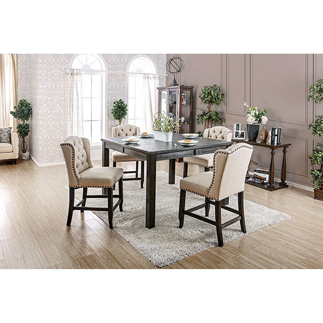 Sania 7 Pc Counter Ht Table Set - U&U Home Budget Furniture (Carteret, NJ)