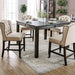 Sania 7 Pc Counter Ht Table Set - U&U Home Budget Furniture (Carteret, NJ)
