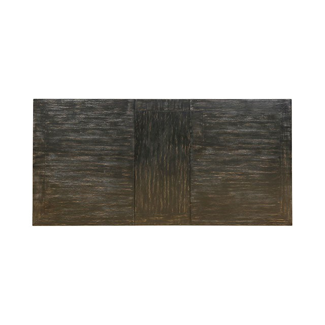 Sania 9 Pc Dining Table Set Rustic - U&U Home Budget Furniture (Carteret, NJ)