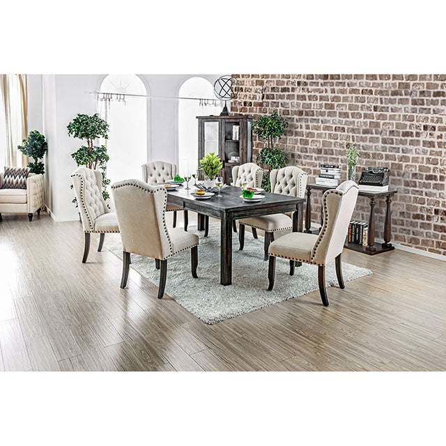 SANIA 84" Dining Table - U&U Home Budget Furniture (Carteret, NJ)