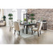 SANIA 84" Dining Table - U&U Home Budget Furniture (Carteret, NJ)