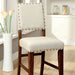 SANIA Rustic Oak Counter Ht. Chair (2/CTN) - U&U Home Budget Furniture (Carteret, NJ)