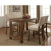 SANIA Rustic Oak Counter Ht. Chair (2/CTN) - U&U Home Budget Furniture (Carteret, NJ)