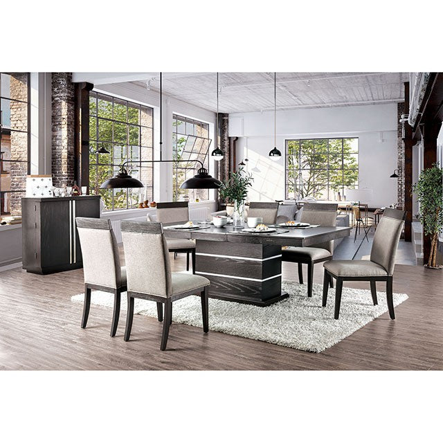 modoc 7 Pc Dining Table Set - U&U Home Budget Furniture (Carteret, NJ)
