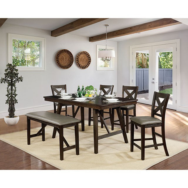 Bridgeville Counter Height Table - U&U Home Budget Furniture (Carteret, NJ)