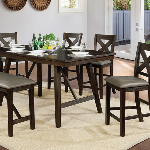 Bridgeville Counter Height Table - U&U Home Budget Furniture (Carteret, NJ)