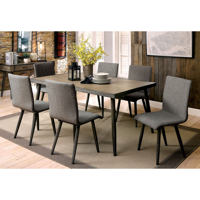 Vilhelm I Gray Side Chair (2/CTN) - U&U Home Budget Furniture (Carteret, NJ)