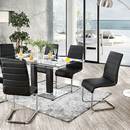 Richfield 7 Pc Dining Table Set - U&U Home Budget Furniture (Carteret, NJ)