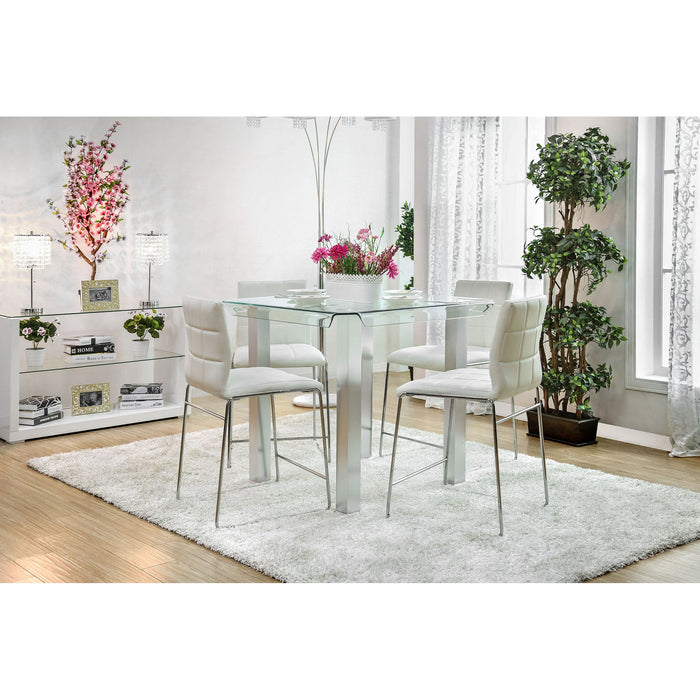 Richfield 5 Pc Counter Ht Table Set - U&U Home Budget Furniture (Carteret, NJ)