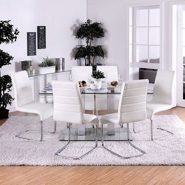 Richfield 7 Pc Dining Table Set - U&U Home Budget Furniture (Carteret, NJ)