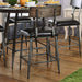 Mullane Weathered Gray Counter Ht. Table - U&U Home Budget Furniture (Carteret, NJ)