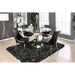Izzy 5 Pc Dining Table Set (White Chairs) - U&U Home Budget Furniture (Carteret, NJ)