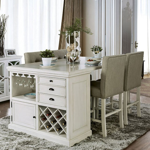 Sutton 5 Pc Dining Table Set - U&U Home Budget Furniture (Carteret, NJ)