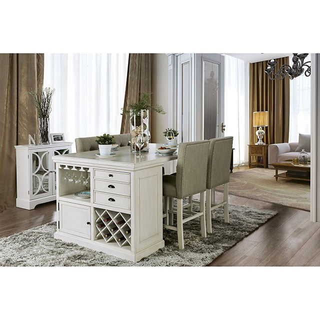 Sutton 5 Pc Dining Table Set - U&U Home Budget Furniture (Carteret, NJ)