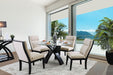 Jasmin 5 Pc Dining Table Set - U&U Home Budget Furniture (Carteret, NJ)