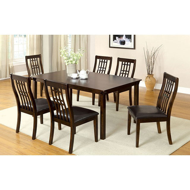 Langford 7 Pc. Dining Table Set - U&U Home Budget Furniture (Carteret, NJ)