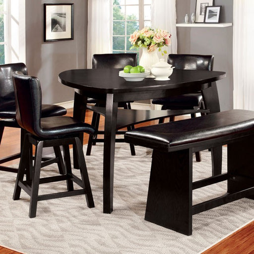 Hurley 7 Pc Counter Ht Table Set - U&U Home Budget Furniture (Carteret, NJ)
