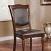 Sylvana Brown Cherry/Espresso Side Chair (2/CTN) - U&U Home Budget Furniture (Carteret, NJ)