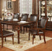 Sylvana Brown Cherry Dining Table - U&U Home Budget Furniture (Carteret, NJ)
