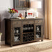 PAULINA Rustic Walnut Dining Table - U&U Home Budget Furniture (Carteret, NJ)