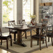 PAULINA Rustic Walnut Dining Table - U&U Home Budget Furniture (Carteret, NJ)