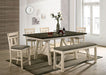 Jamestown Counter Ht. Bench - U&U Home Budget Furniture (Carteret, NJ)